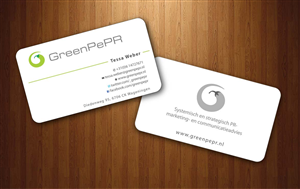 Visitenkarten-Design von Sbss für GreenPePR | Design: #1167906