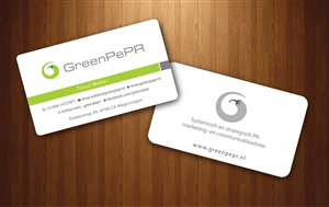 Visitenkarten-Design von Sbss für GreenPePR | Design: #1167909