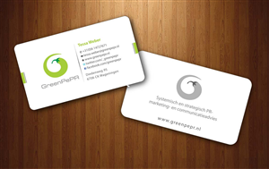 Visitenkarten-Design von Sbss für GreenPePR | Design: #1167912