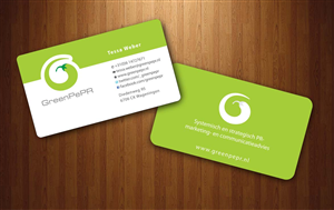 Visitenkarten-Design von Sbss für GreenPePR | Design: #1167917