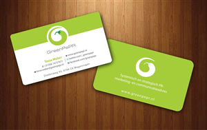 Visitenkarten-Design von Sbss für GreenPePR | Design: #1167918