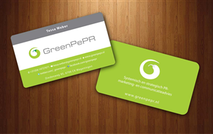 Visitenkarten-Design von Sbss für GreenPePR | Design: #1167920