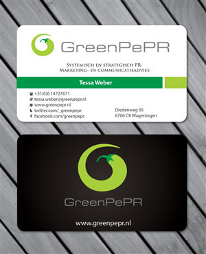 Visitenkarten-Design von Sbss für GreenPePR | Design: #1168177