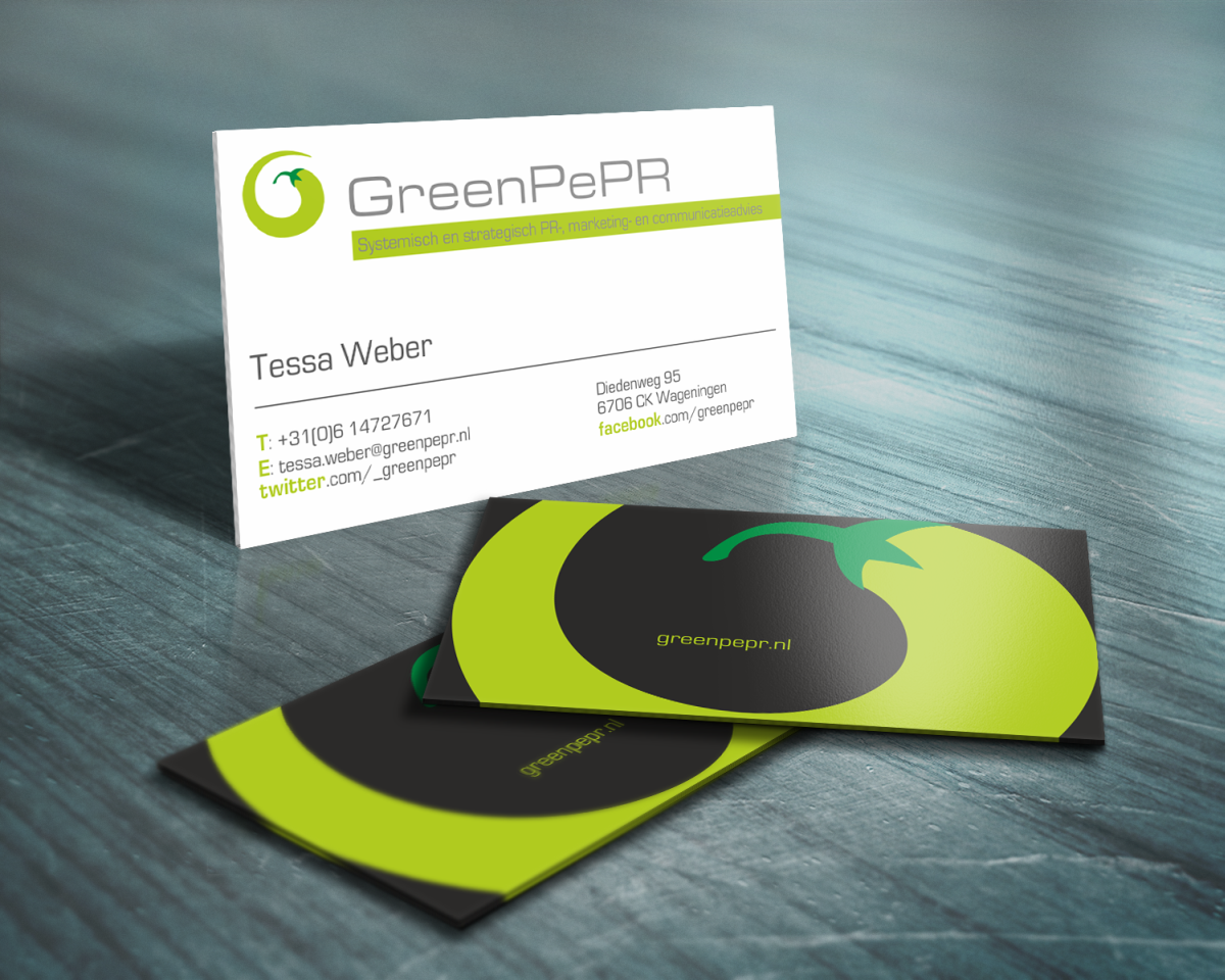 Visitenkarten-Design von HYPdesign für GreenPePR | Design #1176902
