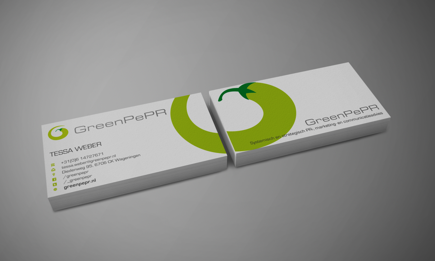 Visitenkarten-Design von HYPdesign für GreenPePR | Design #1176904