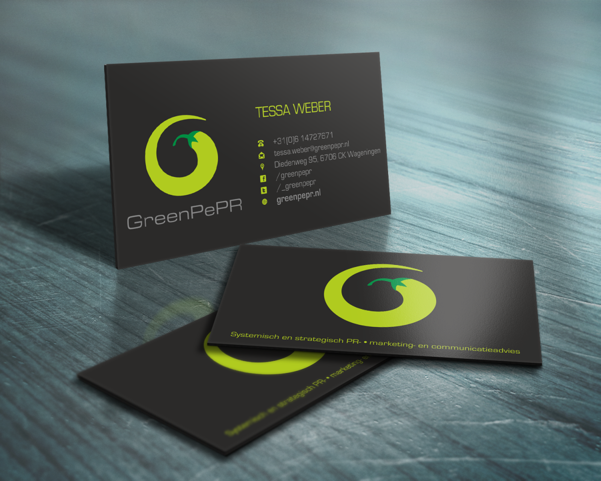 Visitenkarten-Design von HYPdesign für GreenPePR | Design #1176905