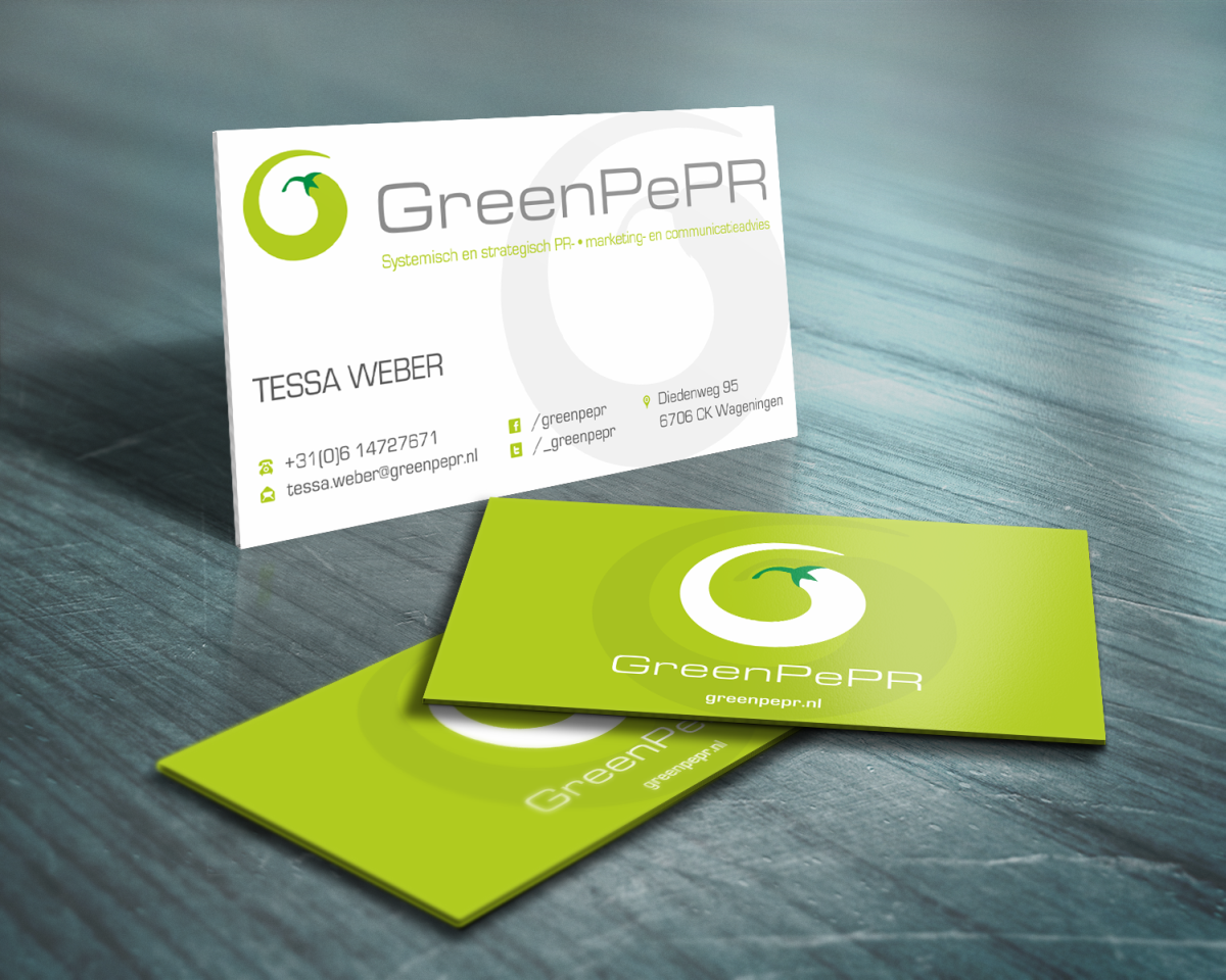 Visitenkarten-Design von HYPdesign für GreenPePR | Design #1176906