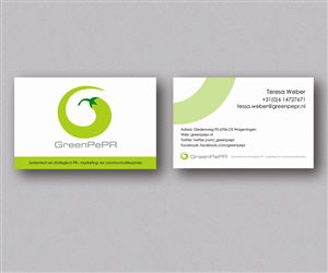 Visitenkarten-Design von EnMa für GreenPePR | Design: #1189522