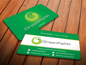 Visitenkarten-Design von antigrafis für GreenPePR | Design: #1184081