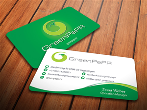 Visitenkarten-Design von antigrafis für GreenPePR | Design: #1184122