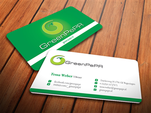 Visitenkarten-Design von antigrafis für GreenPePR | Design: #1184197