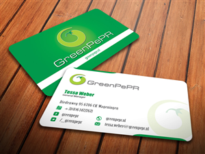 Visitenkarten-Design von antigrafis für GreenPePR | Design: #1184247
