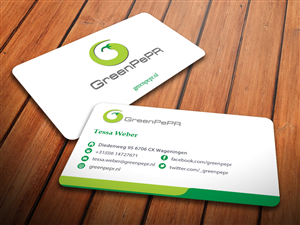 Visitenkarten-Design von antigrafis für GreenPePR | Design: #1185951