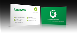 Design de Carte de Visite par gekgrfx pour GreenPePR | Design : #1190628