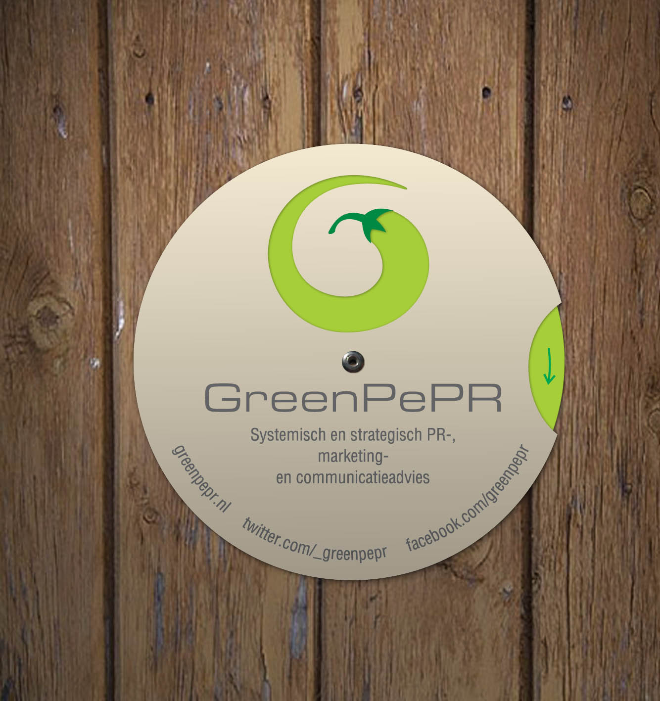 Visitenkarten-Design von Zivo für GreenPePR | Design #1226863