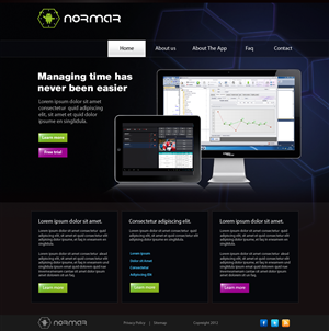 Web Design by wolf for this project | Design: #1156367