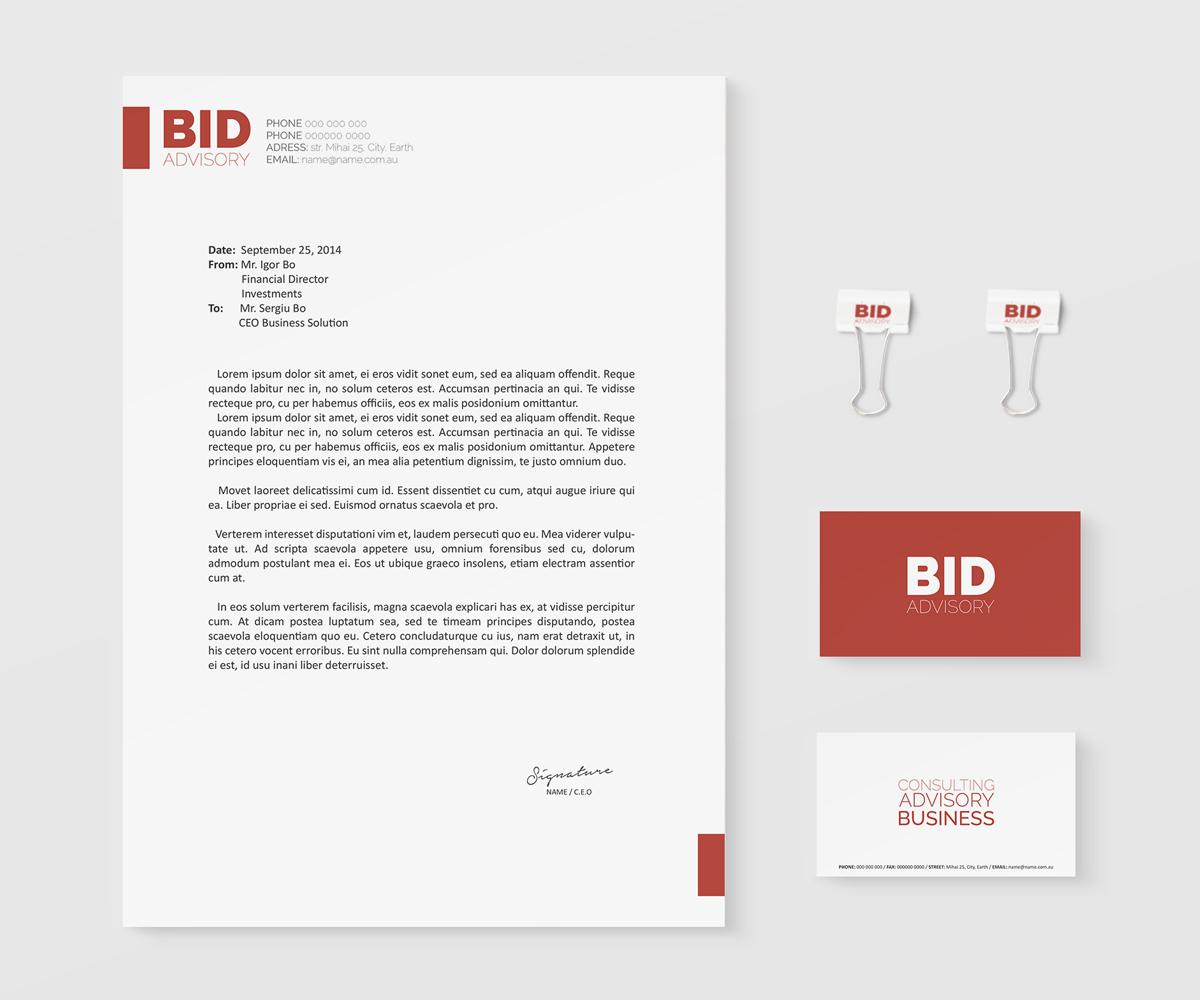 Letterhead Design by Creative Youngers for this project | Design #4322905