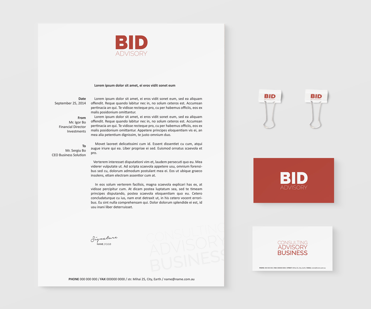 Letterhead Design by Creative Youngers for this project | Design #4322914