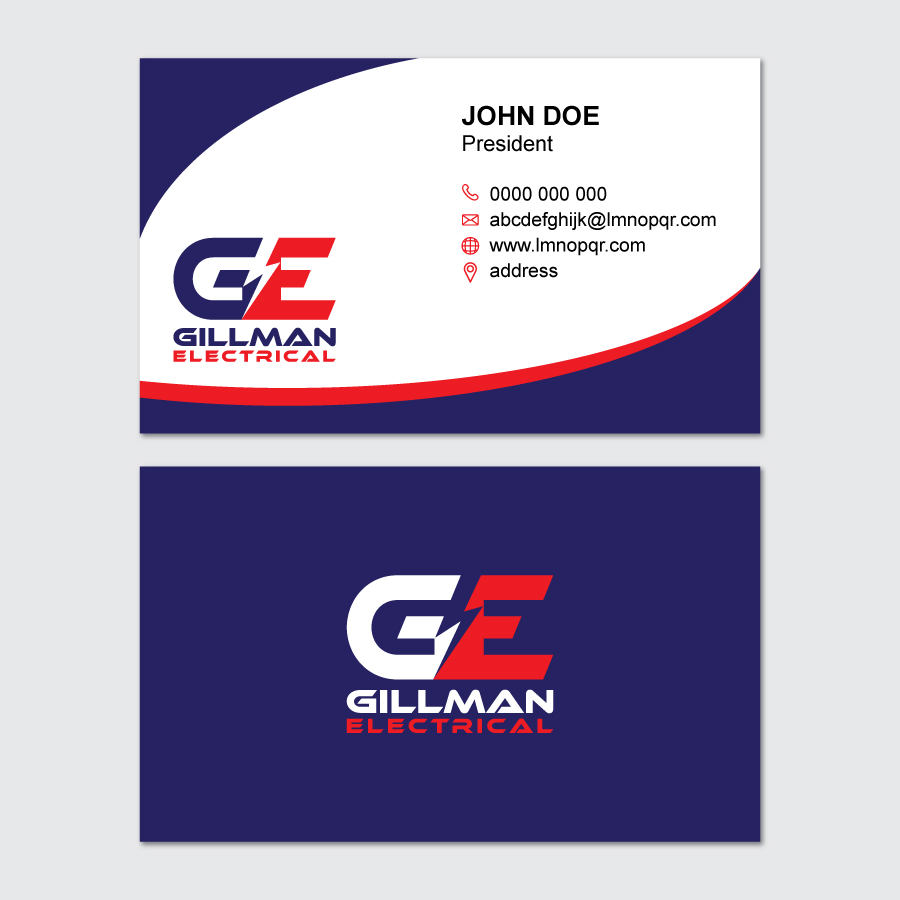 Logo Design by Bluemedia for Gillman Electrical | Design: #4099981