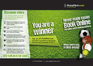 Brochure for an Online Sport Booking Website | Diseño de Brochure por alessandroevge