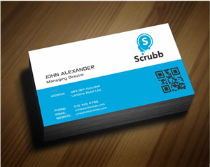 Diseño de Tarjeta de Presentación por AwsomeD para Scrubb Pty Limited | Diseño #4105320