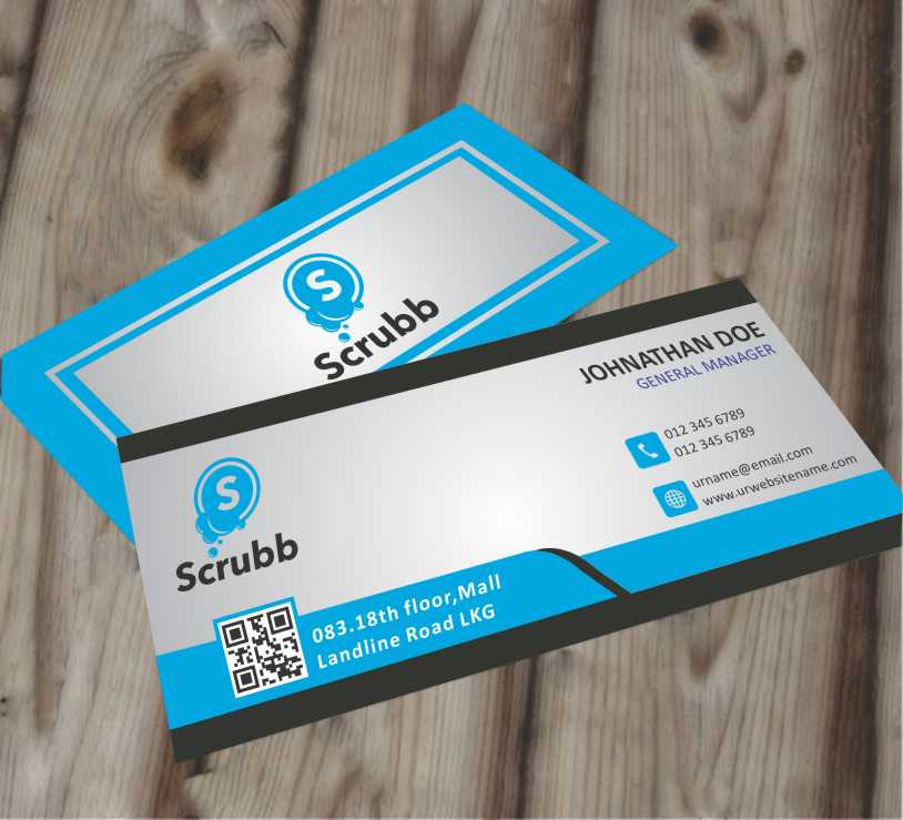 Business Card Design by AwsomeD for Scrubb Pty Limited | Design #4105321