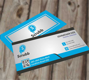 Business Card Design by AwsomeD for Scrubb Pty Limited | Design: #4105321