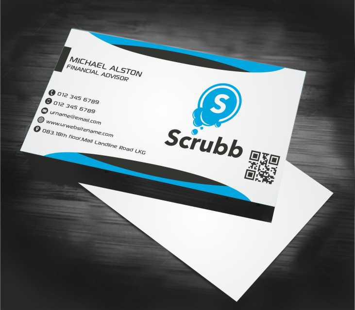 Business Card Design by AwsomeD for Scrubb Pty Limited | Design #4105330