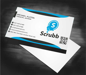 Business Card Design by AwsomeD for Scrubb Pty Limited | Design: #4105330