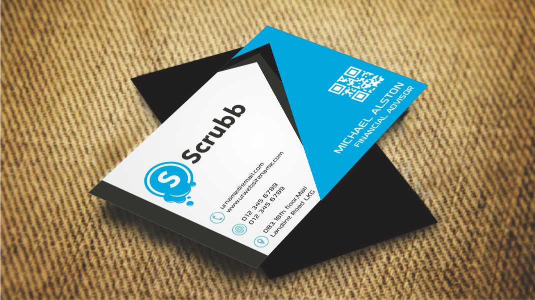 Business Card Design by AwsomeD for Scrubb Pty Limited | Design #4105336