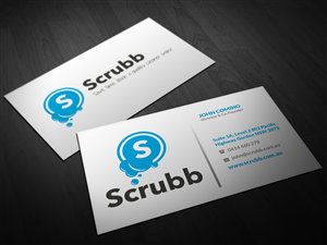 Diseño de Tarjeta de Presentación por Pointless Pixels India para Scrubb Pty Limited | Diseño #4105212