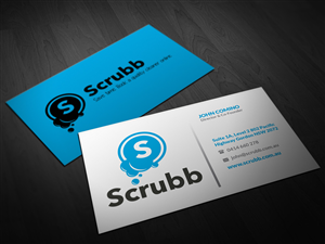 Business Card Design by Pointless Pixels India for Scrubb Pty Limited | Design: #4105220