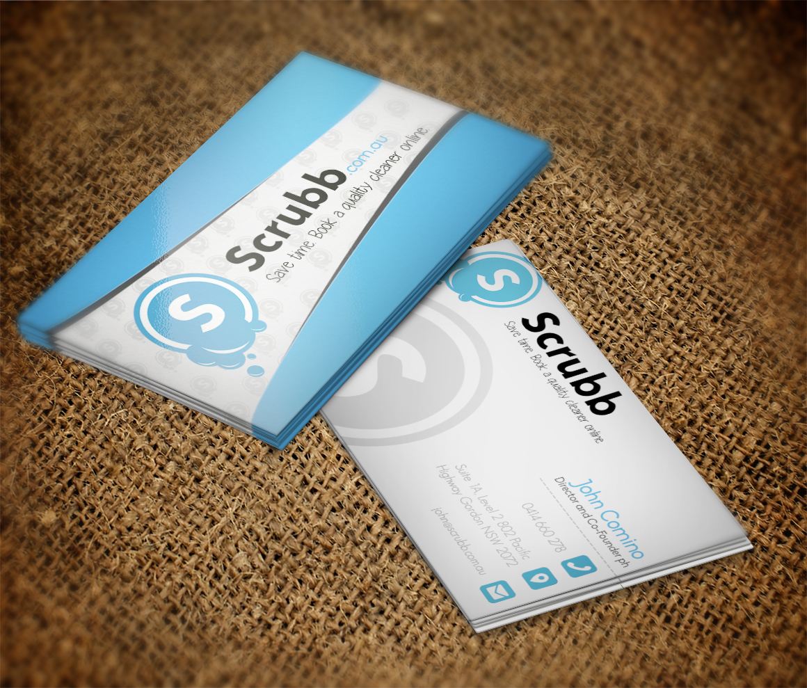 Diseño de Tarjeta de Presentación por s0ta para Scrubb Pty Limited | Diseño #4112549