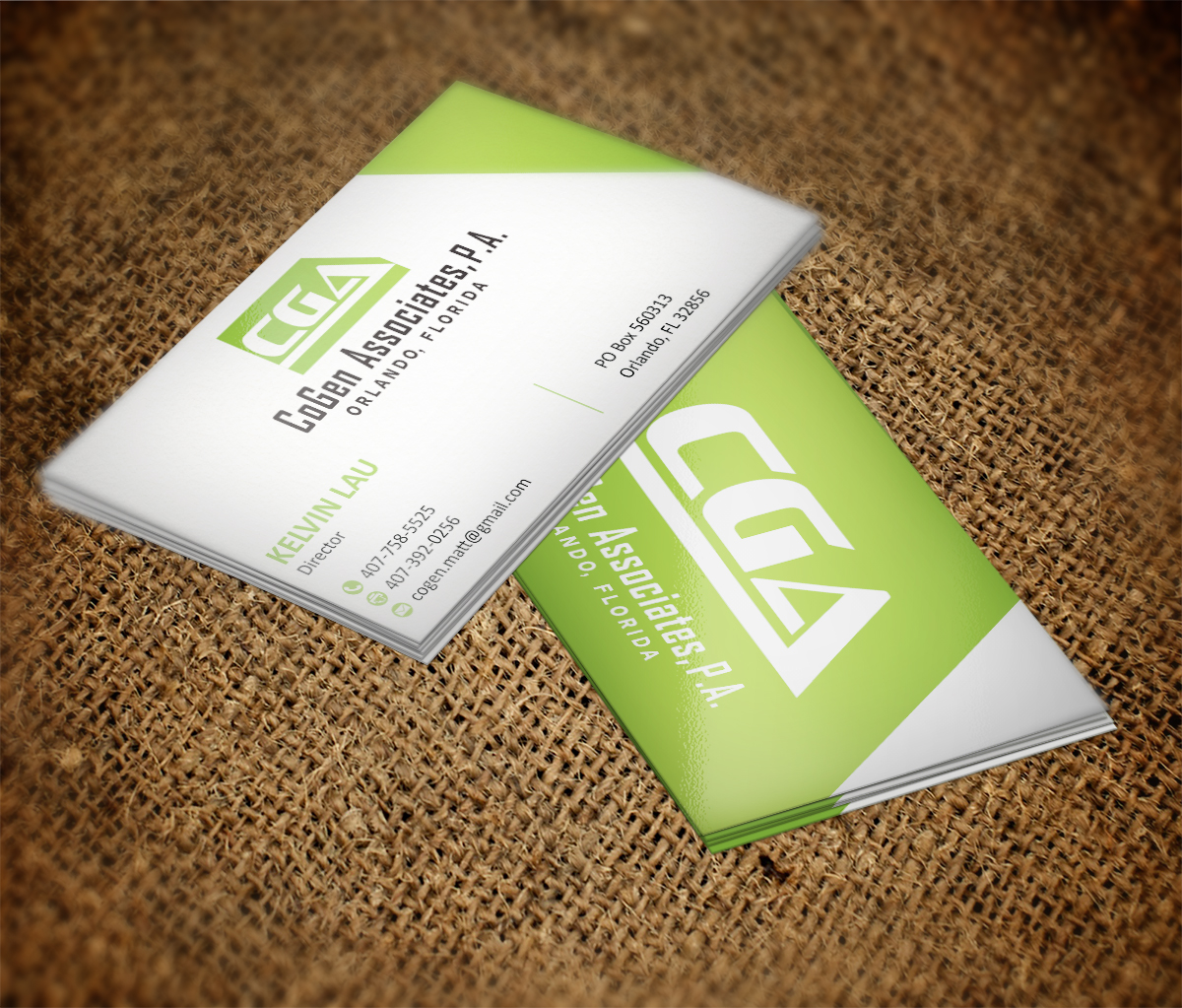 Visitenkarten-Design von MT für CoGen Associates | Design #4137496