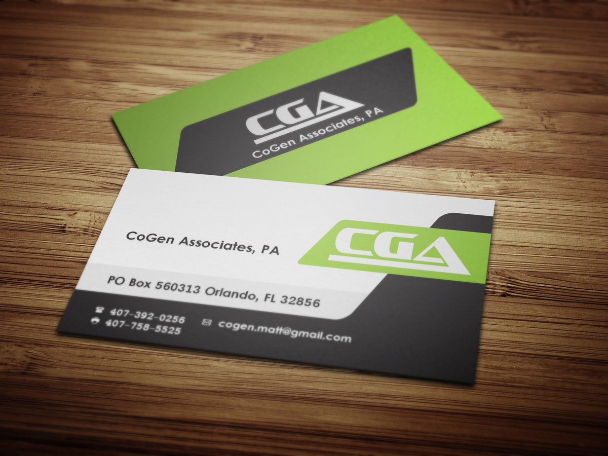 Business Card Design by LuCa for CoGen Associates | Design #4100864