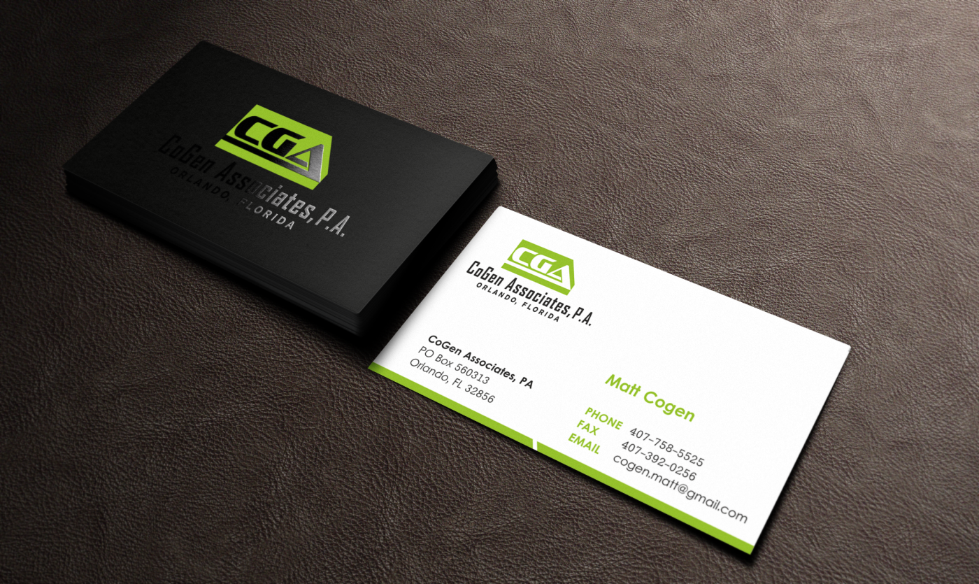 Business Card Design by HYPdesign for CoGen Associates | Design #4098311