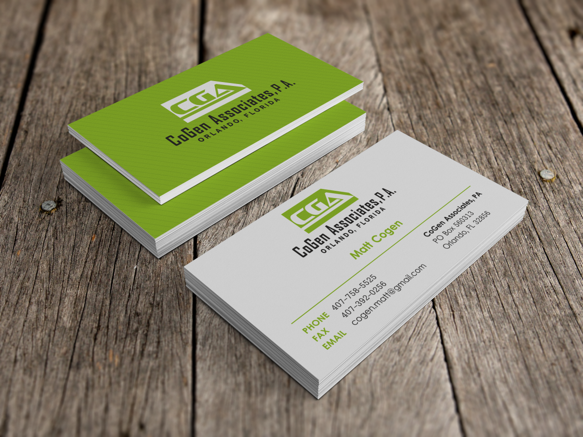Business Card Design by HYPdesign for CoGen Associates | Design #4098317