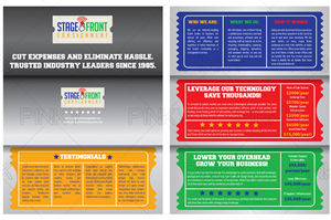 Stage Front Consignment Brochure | Diseño de Brochure por Pinky 