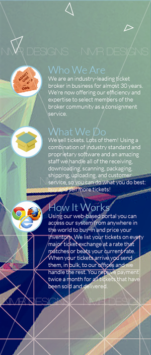 Brochure Design by Nic M Rayce for this project | Design: #4109014