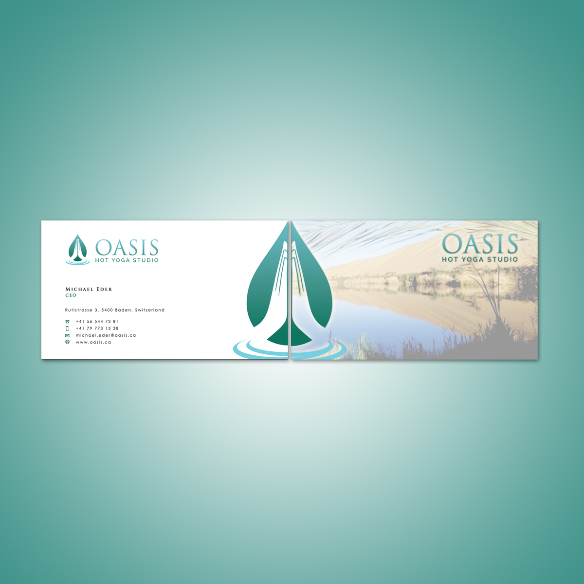 Design de Papeterie par Eggo May P pour OASIS HOT YOGA STUDIO | Design : #4169481