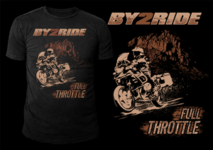 T-shirt Design by Rockalight for By2ride | Design #4267808