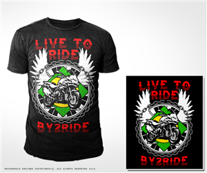 Design de T-shirt par Aurelio III pour By2ride | Design : #4243726