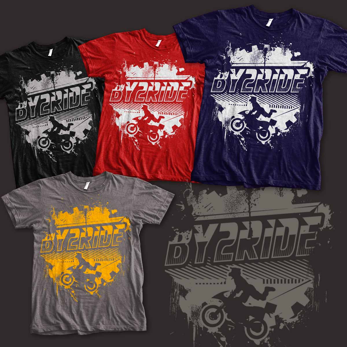 Diseño de Camiseta por yookey para By2ride | Diseño #4201214