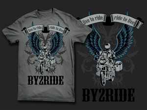 Design de T-shirt par dan-D-dan pour By2ride | Design : #4244846