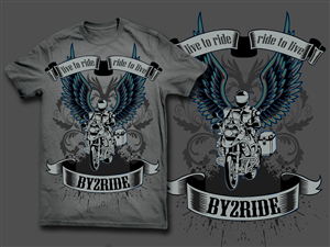 Design de T-shirt par dan-D-dan pour By2ride | Design : #4244865