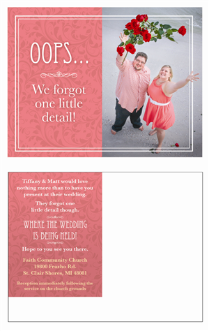 Wedding Invite Location