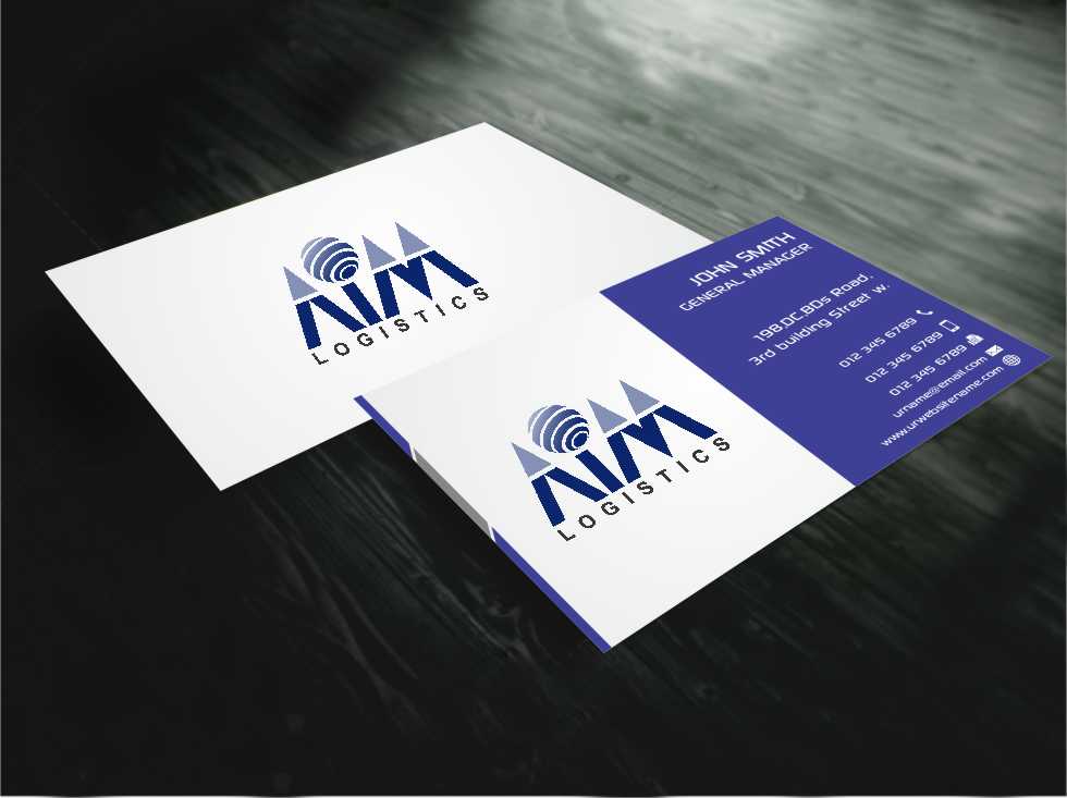 Business Card Design by AwsomeD for AIM Logistics (S) Pte Ltd | Design #4105643