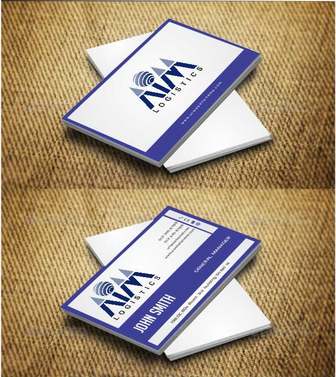 Business Card Design by AwsomeD for AIM Logistics (S) Pte Ltd | Design #4105647