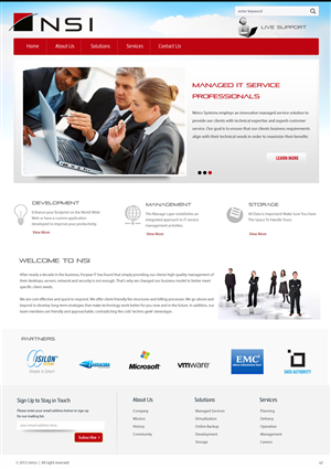 Web Design by pb for this project | Design: #1136550