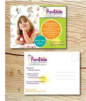 Flyer Design by alex989 for Fun 4 Kids Early Learning Centre | Design: #4099988